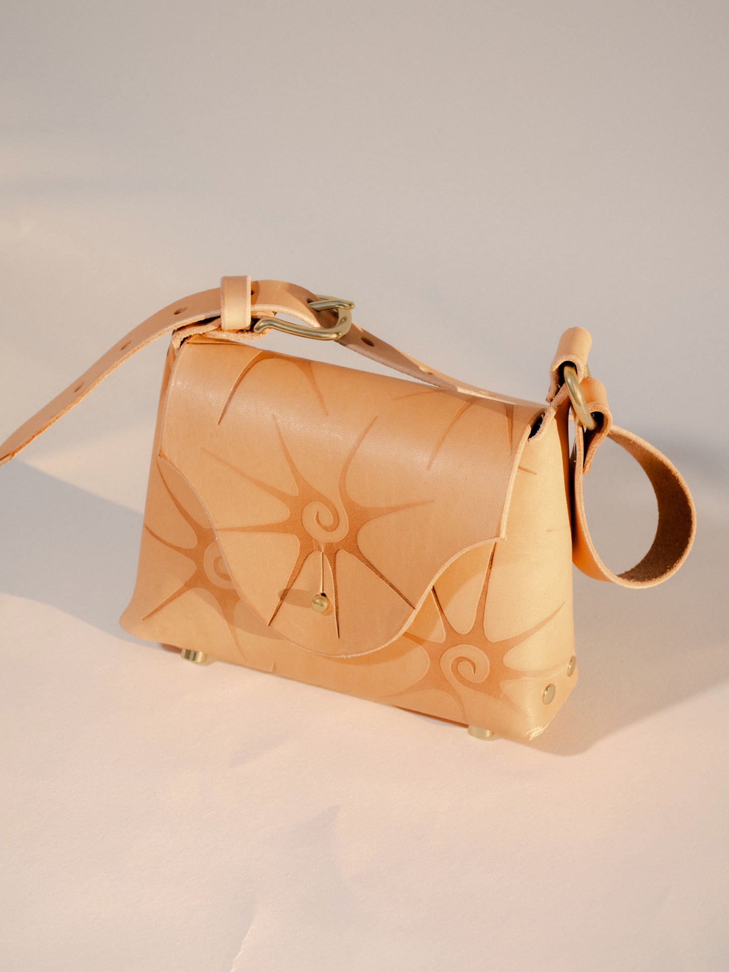 Brass Natural Spiral 'The Hunter' Bag