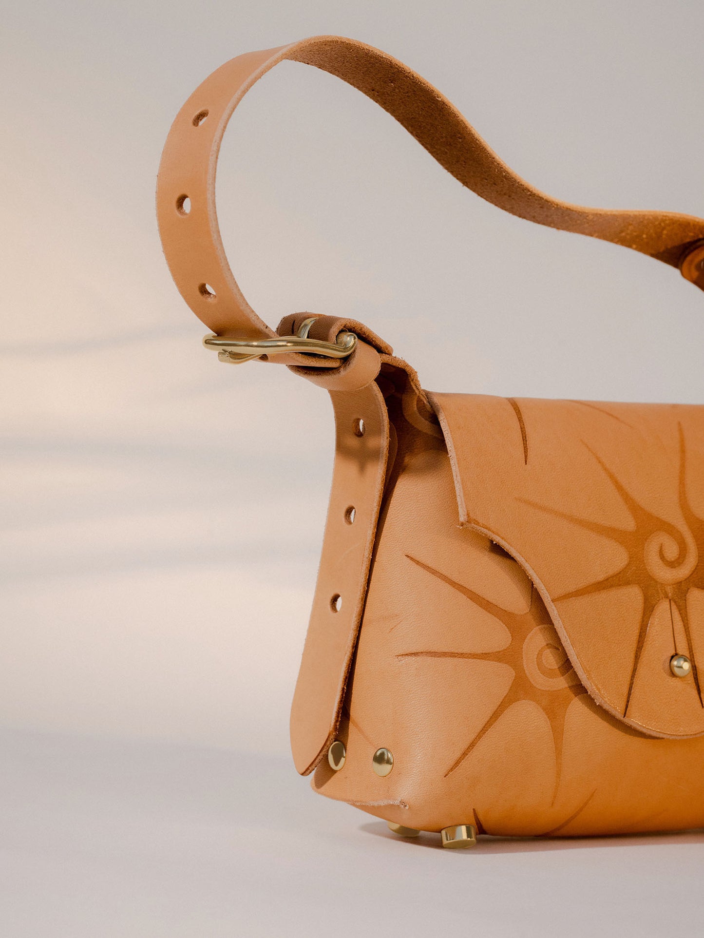 Brass Natural Spiral 'The Hunter' Bag