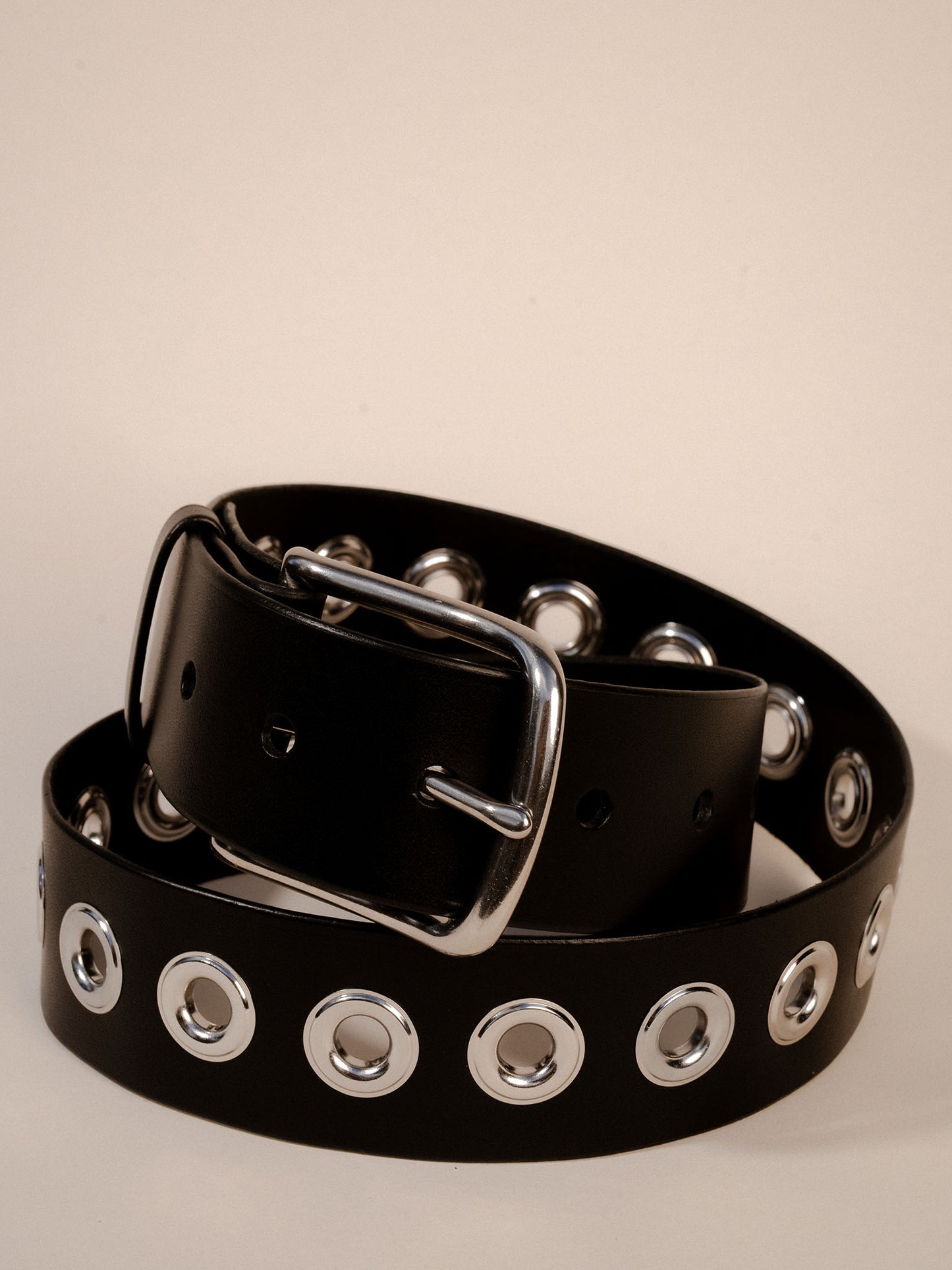 Stainless Low Waist Grommet Belt