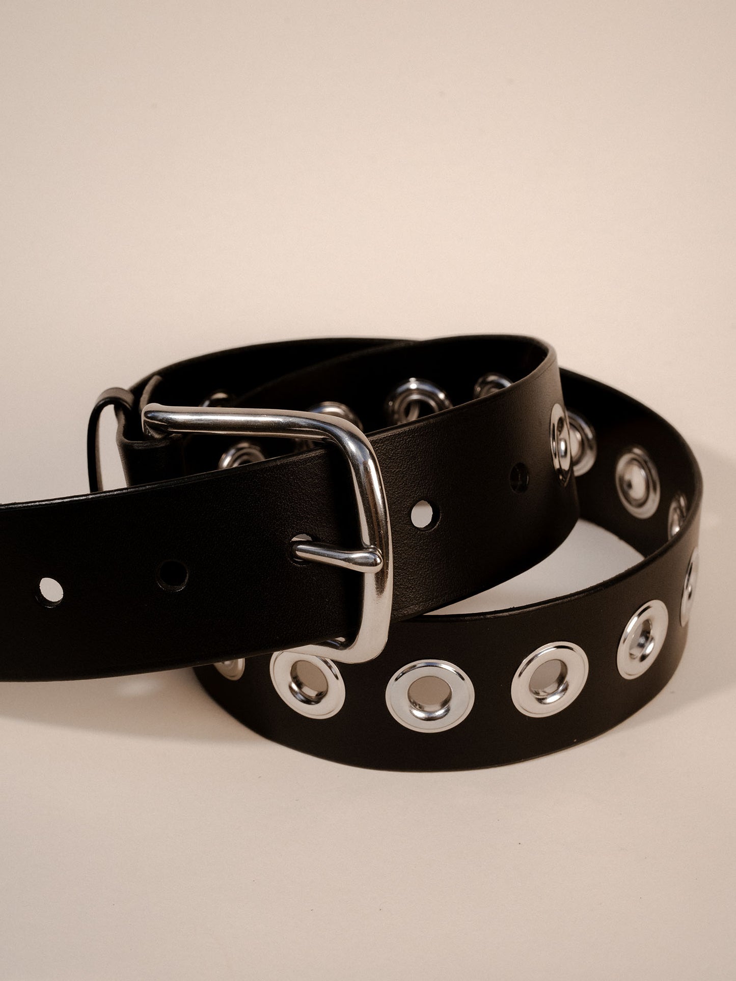 Stainless Low Waist Grommet Belt