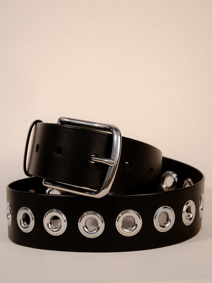 Stainless Low Waist Grommet Belt